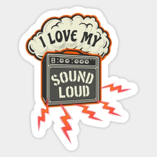 Sound Amplifier Vintage Sound Engineer Sticker